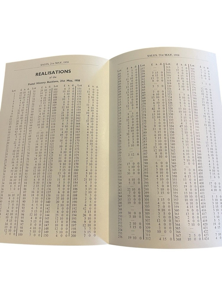 1958-59 Robson Lowe Postal History Auctions Prices Realised Sheets (2) Boer War