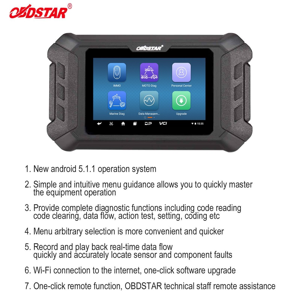 OBDSTAR iscan for BRP(Can-am) Motorcycle Diagnostic Scanner Tool Coding US