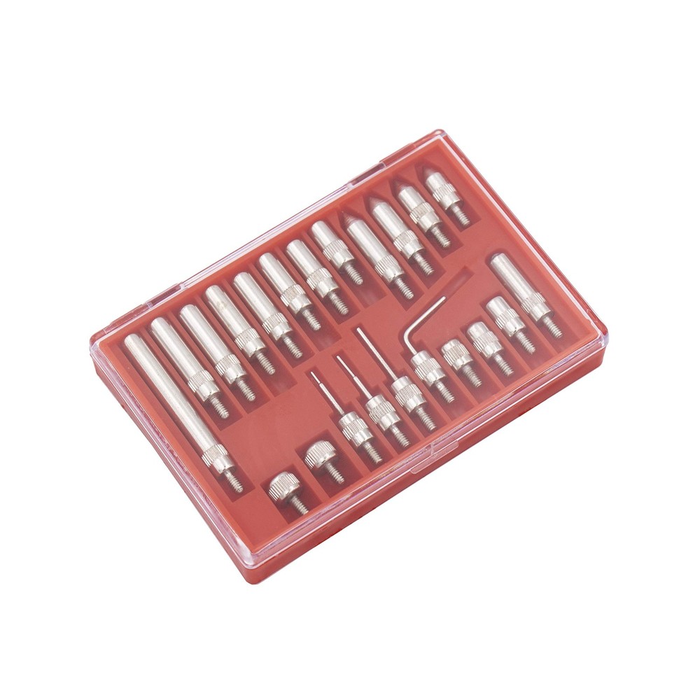 Clockwise Tools Digital Dial Indicators Tip Set, DIPR-01 22 Pieces, UNF 4-48...