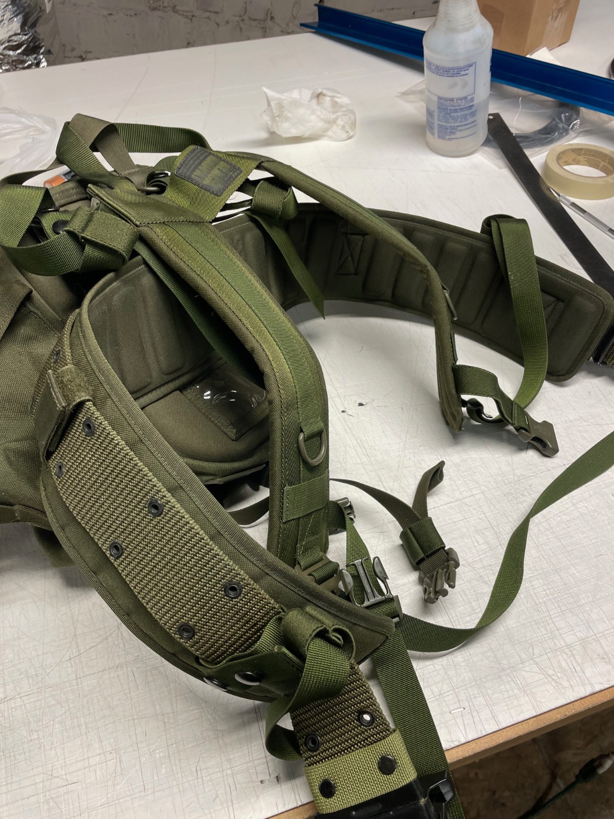 Blackhawk Load Bearing Suspenders with Belt and Sortie Patrol Pack