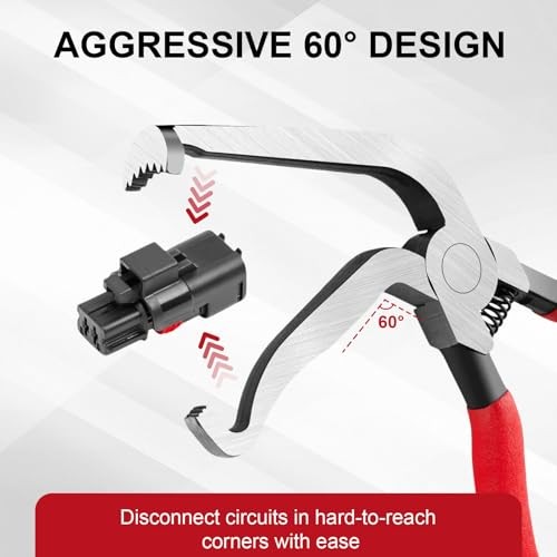 4PCS Electrical Disconnect Pliers Set, Upgrade Connector Removal Tool Kit for