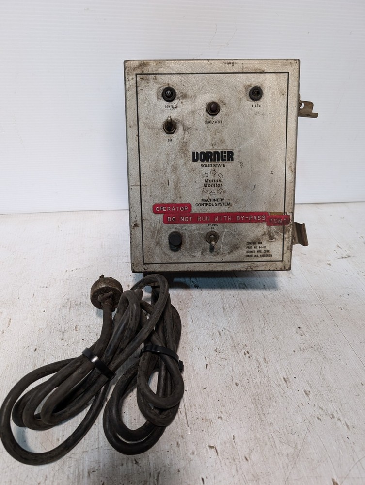 Dorner 44-01 control box, Solid State Operator, Motion Monitor