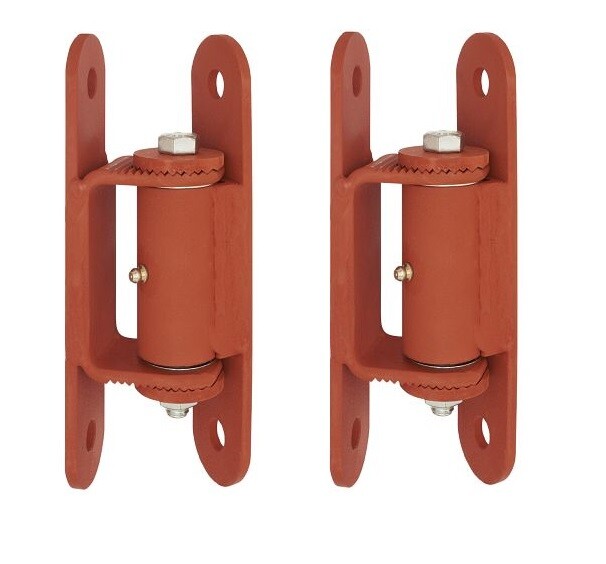 Guardian 3150.100 Adjustable Hinge Gate Bolt Gate, Bolt Post (Prime Coated) Pair