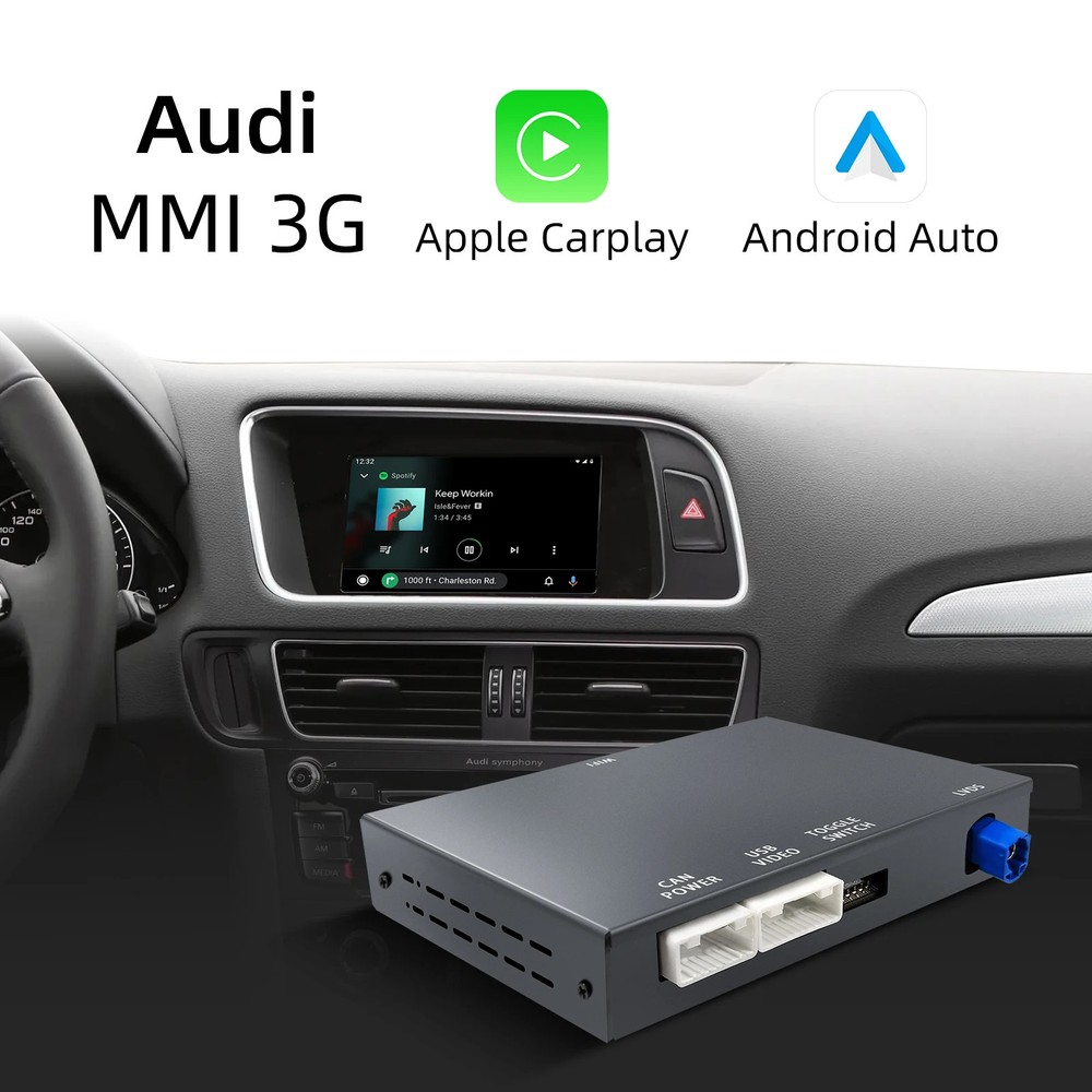 OEM Screen Wireless Carplay Upgrade Decoder Box KIT for Audi A4 A5 Q5 2008-2018