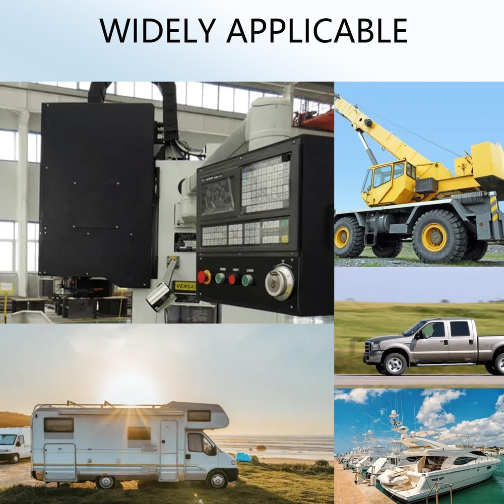 Wired Toggle Switch 12V 30A Waterproof Toggle Switch SPST Latching Rocker Swi...