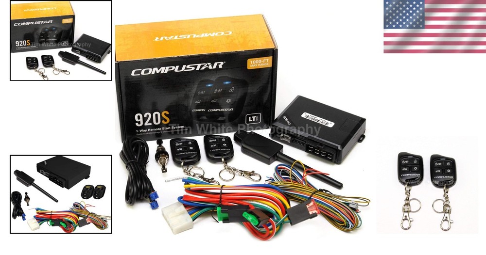 1-Way Remote Start System with Keyless Entry & Trunk Pop - 1500-ft Range