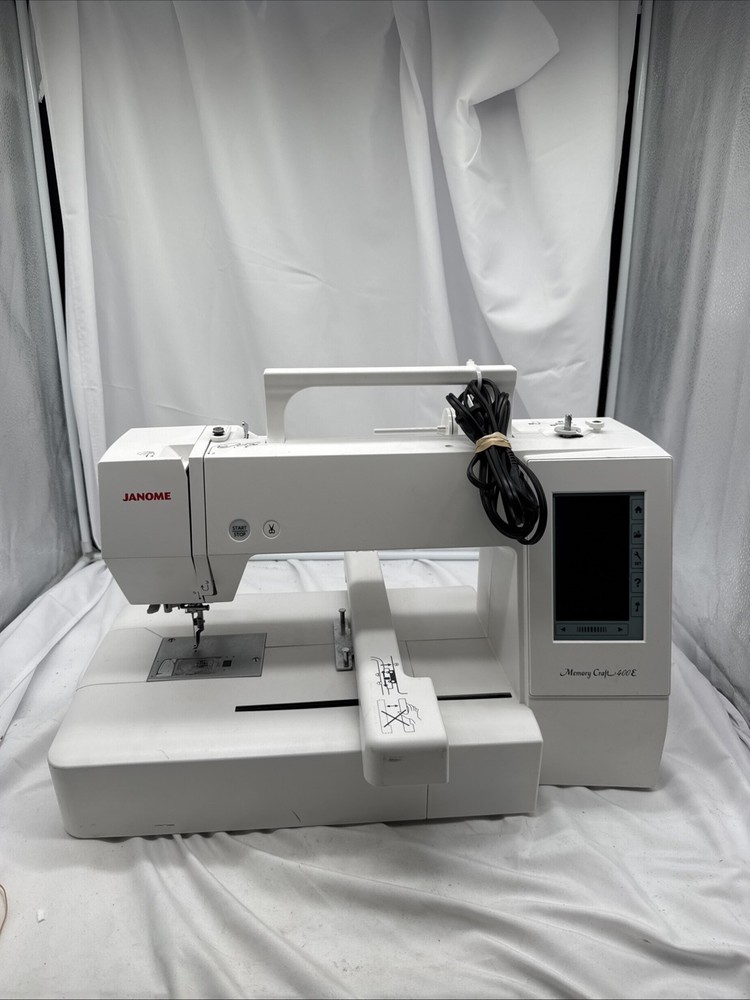 Janome Memory Craft 400E Embroidery Machine     s5 G3D