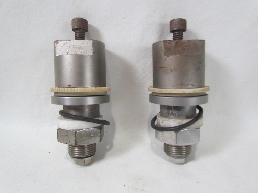 (Two) 1 Inch Base-Plate High-Current Electrical High Vacuum Feedthrough