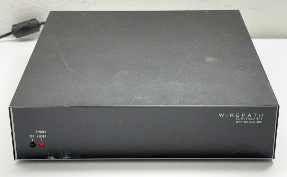 Wirepath WPS-100-DVR-4CH 4 Channel Security Camera Surveillance Box UNTESTED