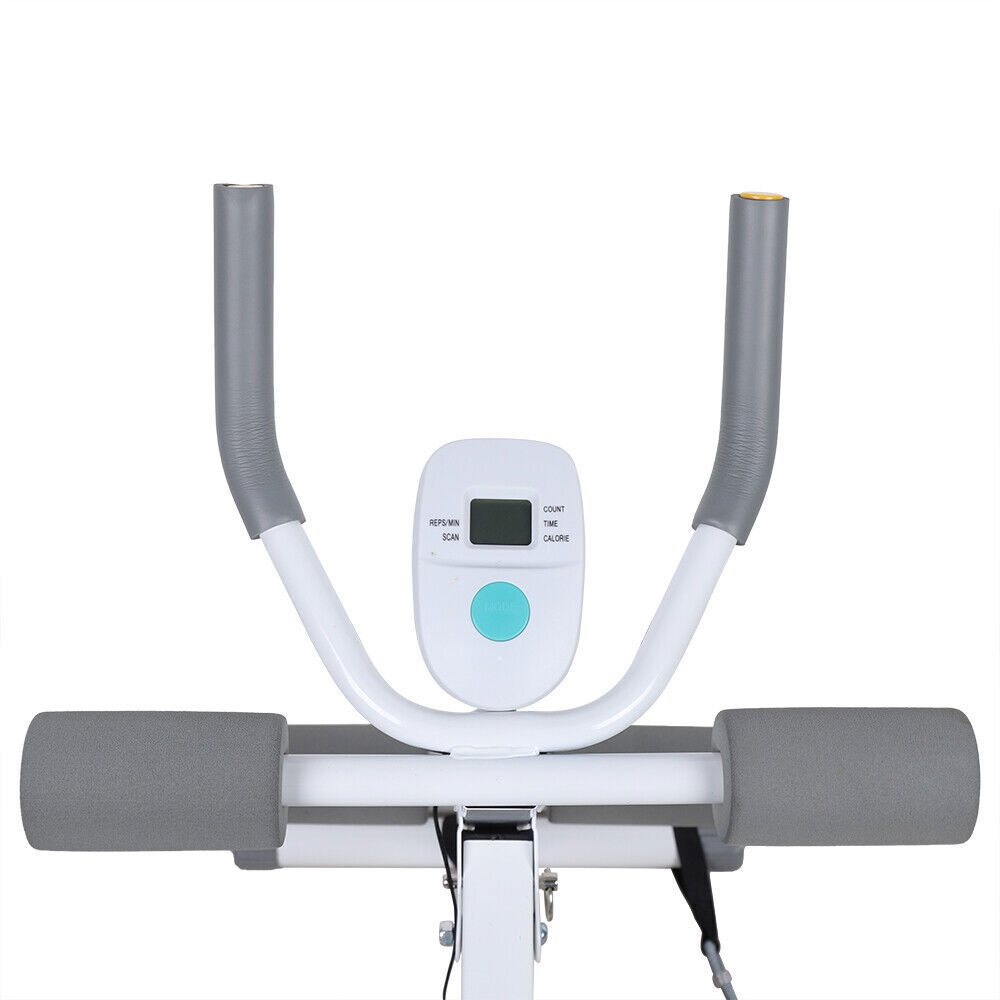 Multi-Workout Ab Machine Foldable Abdominal Cruncher Sit Up Bench Side Shaper