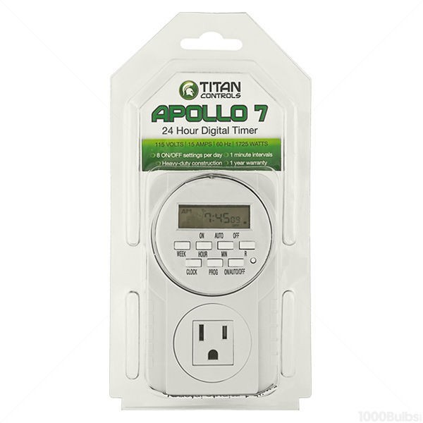 734112 TITAN APOLLO 7 24HR DIGITAL TIMER