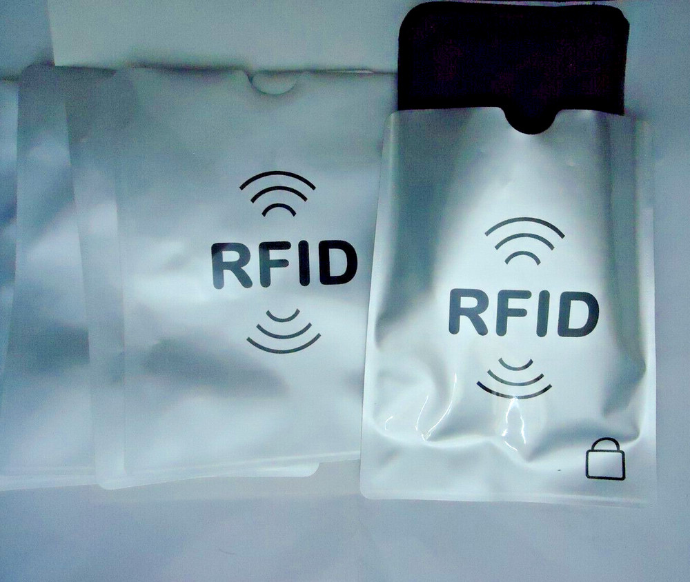 5-RFID [ LARGE SIZE PASS BOARD Blocking Card [4''x5-1/4''] Protector..# lot2