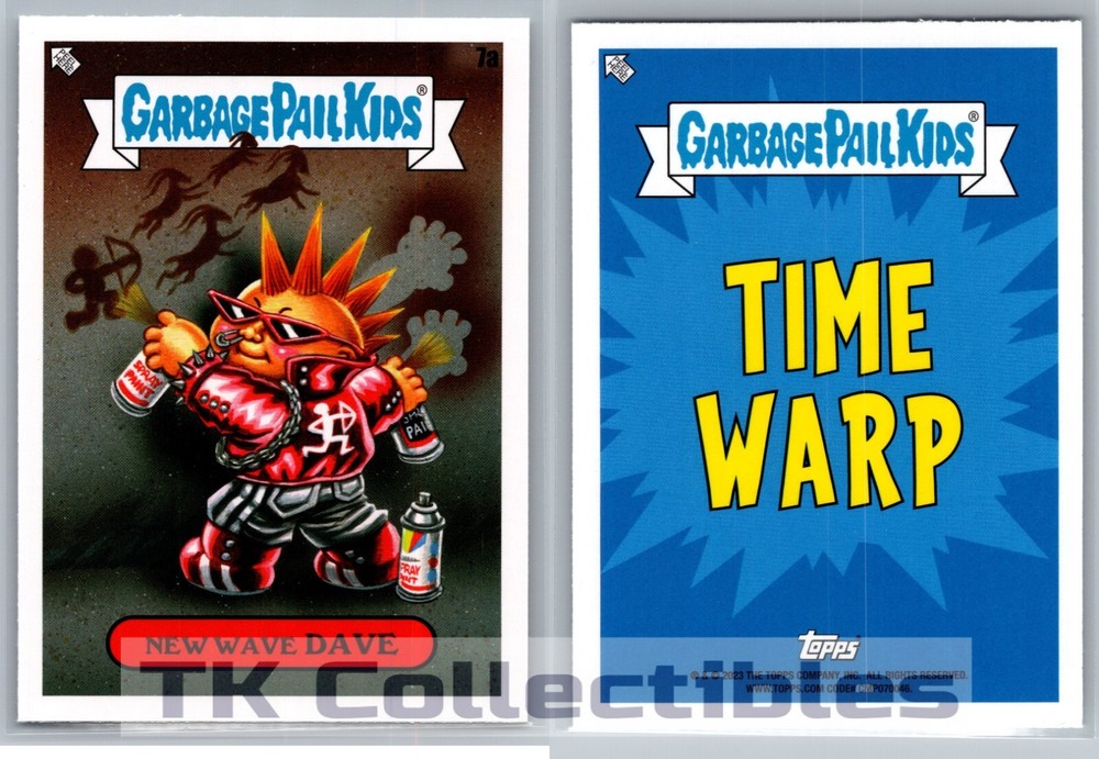 2023 Garbage Pail Kids InterGOOlactic Mayhem Time Warp 20-Card Insert Set