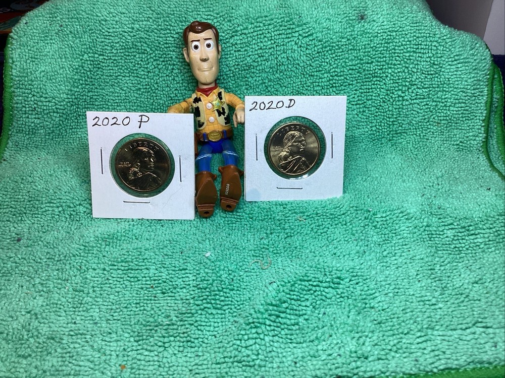 2020 P & 2020 D 1💰SACAGAWEAS UNCIRCULATED