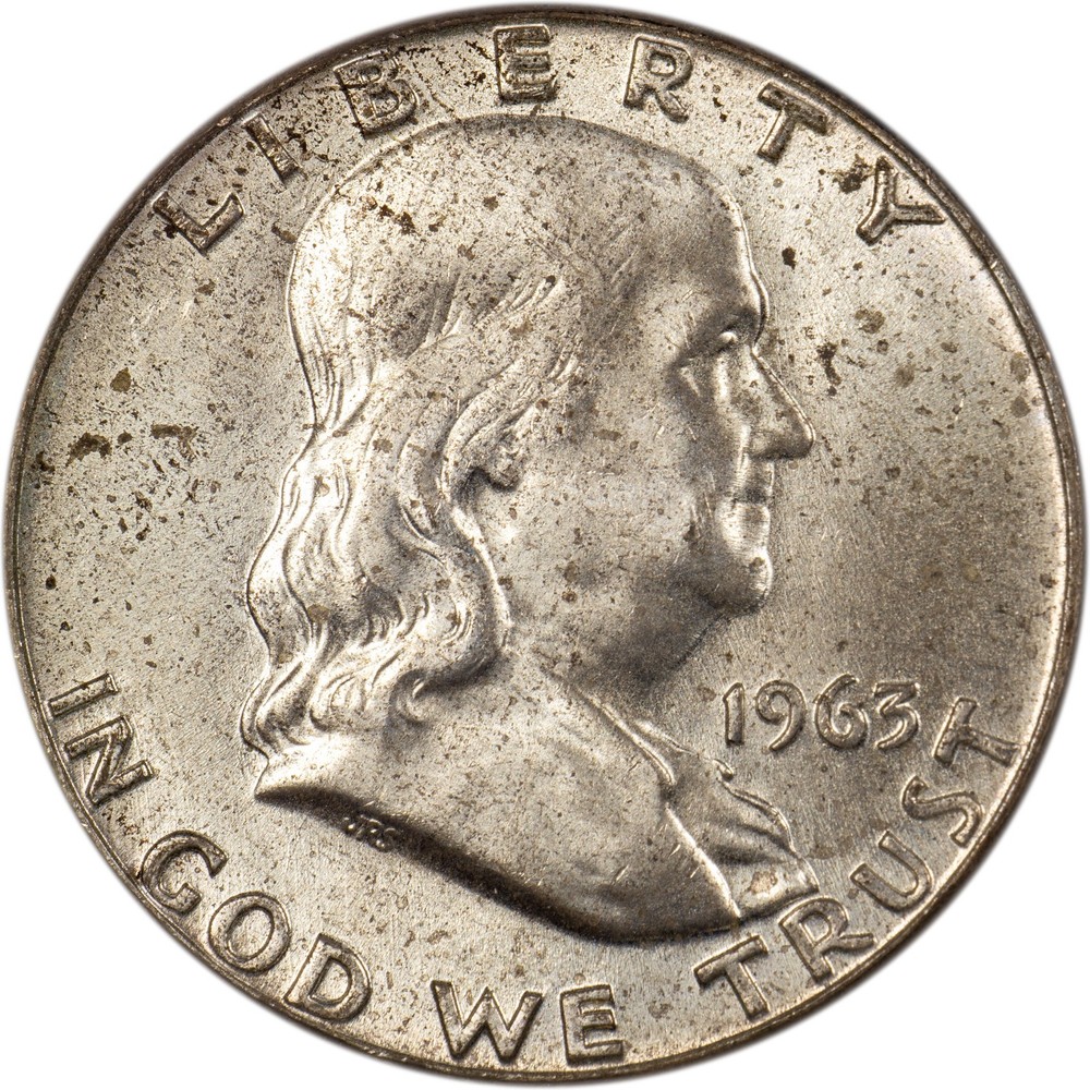 1963-D Franklin Half Dollar - CH BU!
