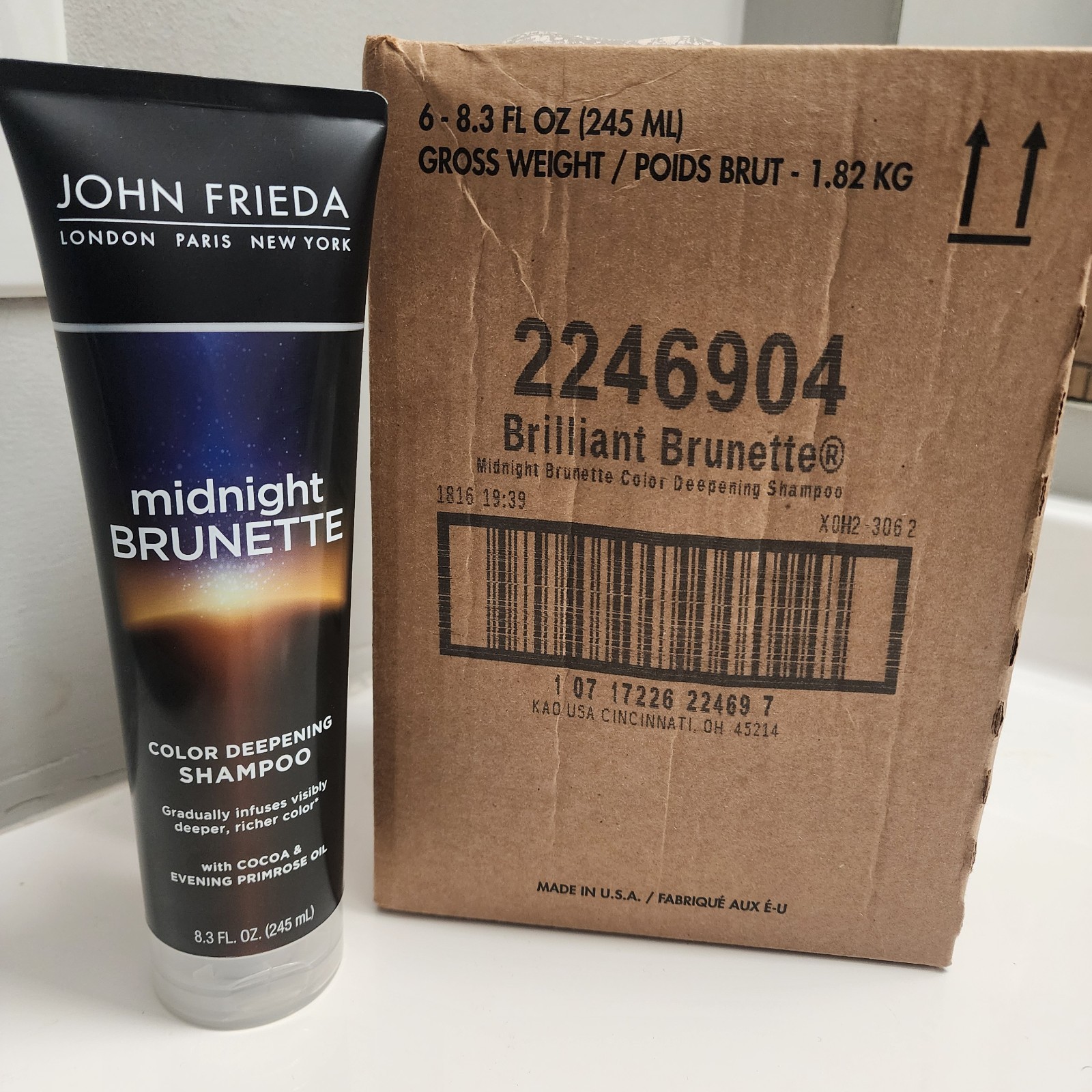 6 John Frieda Midnight Brunette Color Deepening Shampoo - 8.3 fl.oz