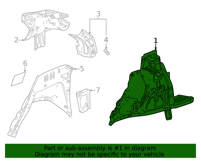 Genuine GM F Panel 60008564