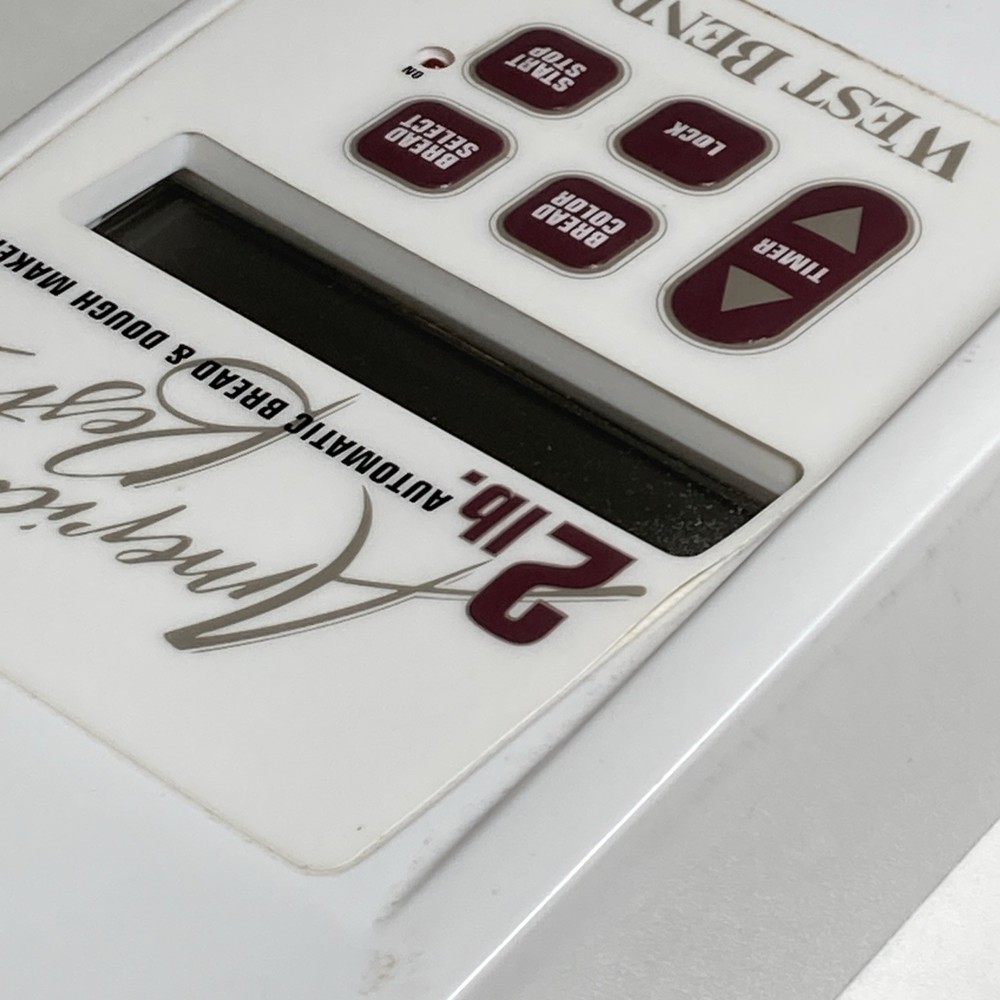 West Bend Bread Maker Replacement Part Control Circuit Board Buttons Model 41042