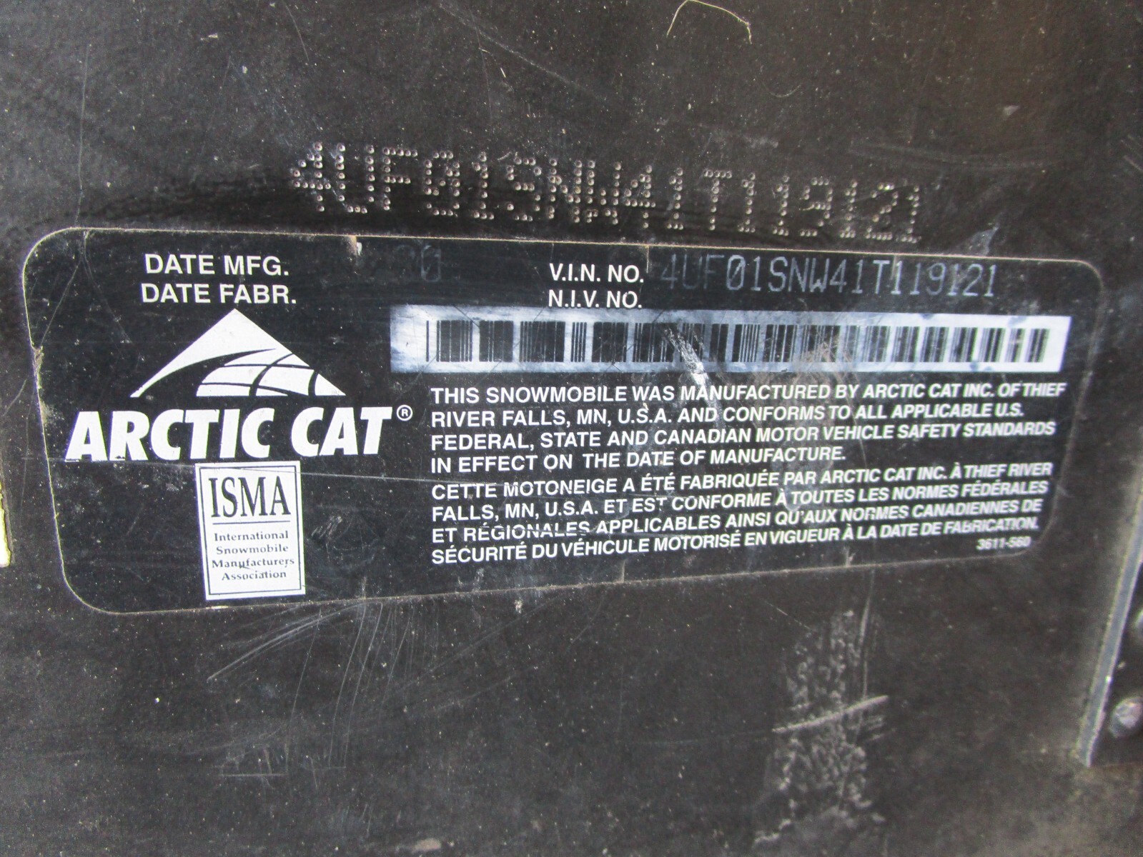 01 Arctic Cat ZL 500 EFI ESR Snowmobile Wilwood Brake Caliper 0602-829