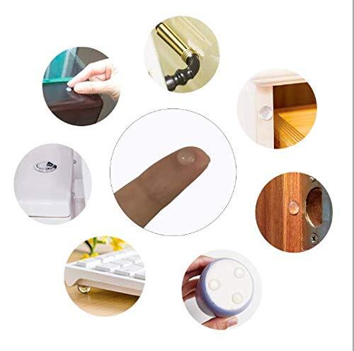 Cabinet Door Bumpers Kitchen Silent Protect Pad Cushion Adhesive Transparent