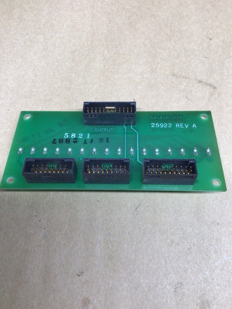 25922000 Universal Instruments Sensor INTF 2 Board 25922 #4006J113