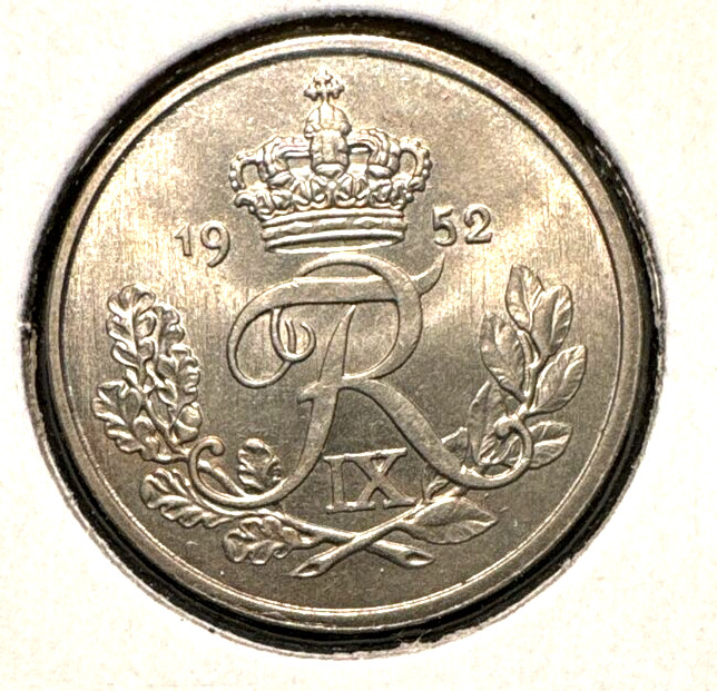 Denmark 1952 25 ore KM 842.1 BU