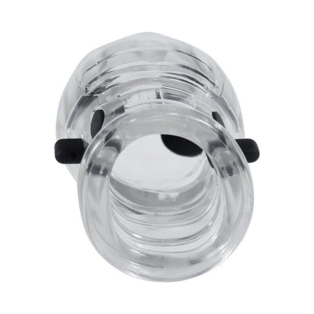 Electric E-Stim Penis Stretcher Enhancer Ball-Scrotum-Ring-Delay-Ejaculation Men