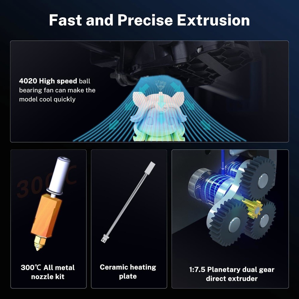 Sovol SV06 Plus ACE 3D Printer Open Source 500mm/s Fully Auto Leveling w/ Camera