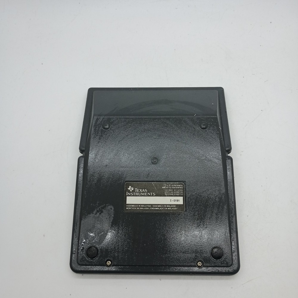#G) TEXAS INSTRUMENTS TI-1798 Solar CALCULATOR