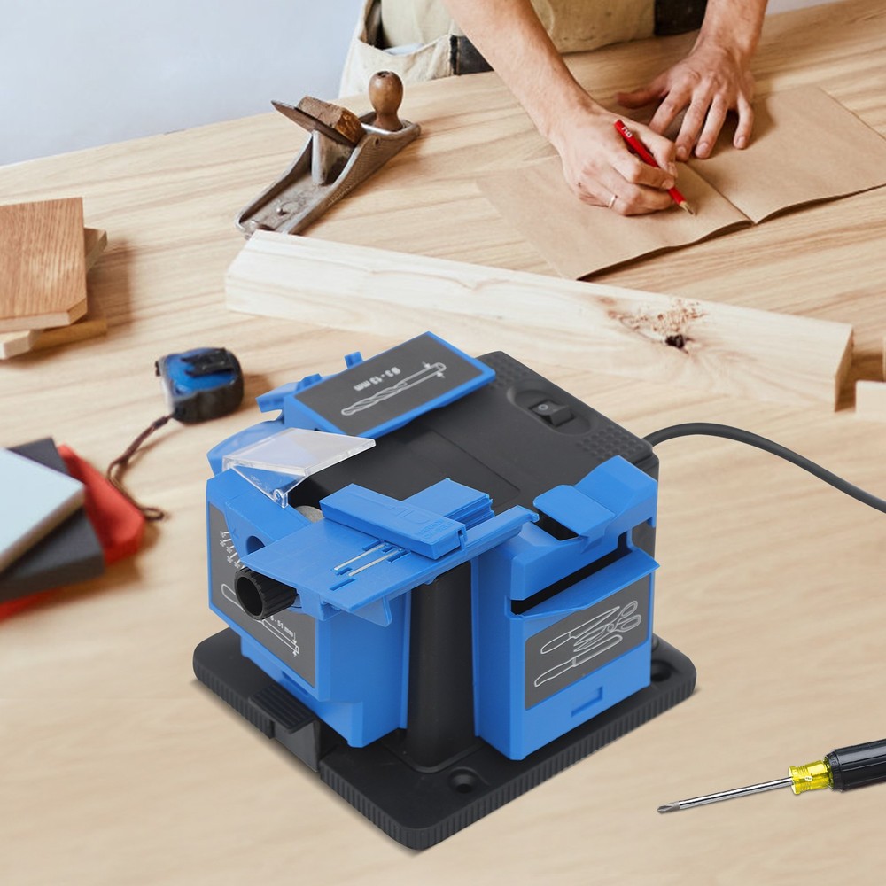 Electric Multitask Sharpener for Knives, Scissors & Drill Bits – 110V 96W