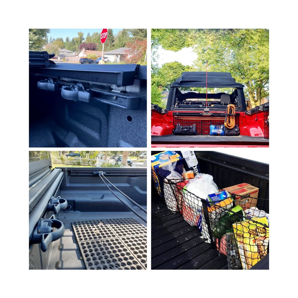 Trail Rail System, Bed Rail System, Compatible with Jeep Gladiator 2020 2021 ...
