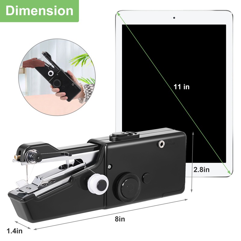 1Set New Cordless Handheld Mini Sewing Machine Portable Fast Simple Operation
