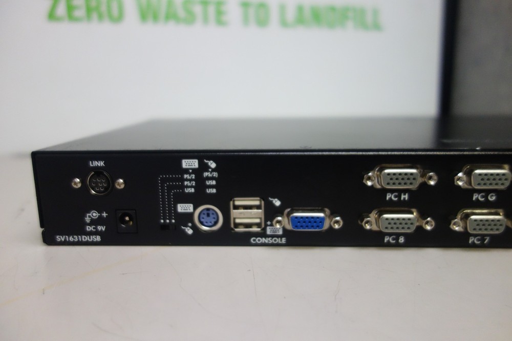 StarTech.com 16 Port 1U Rack mount VGA USB KVM Switch (SV1631DUSB)