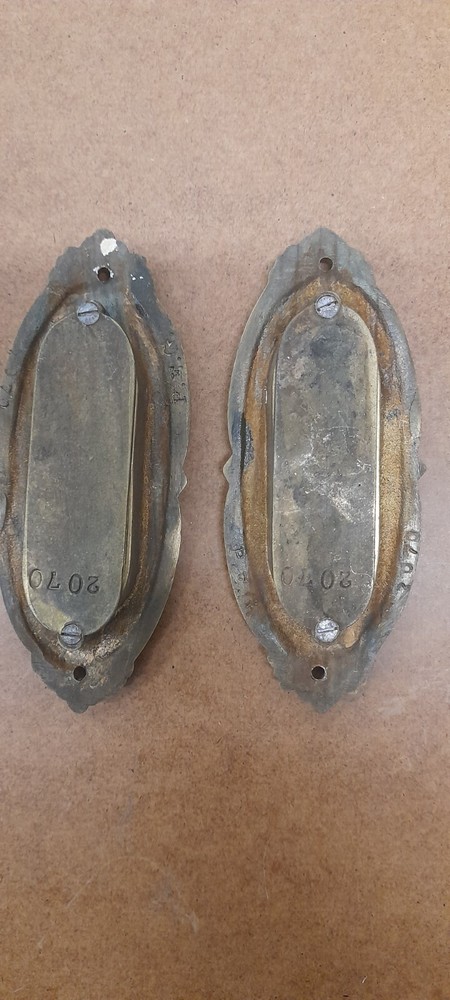 1800's ANTIQUE WINDOW PULL VICTORIAN BRASS
