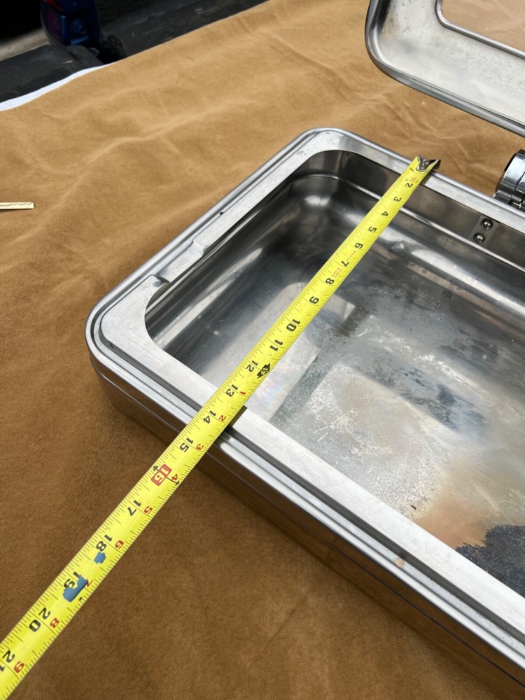 Vollrath rectangular Glass Top Induction Chafer