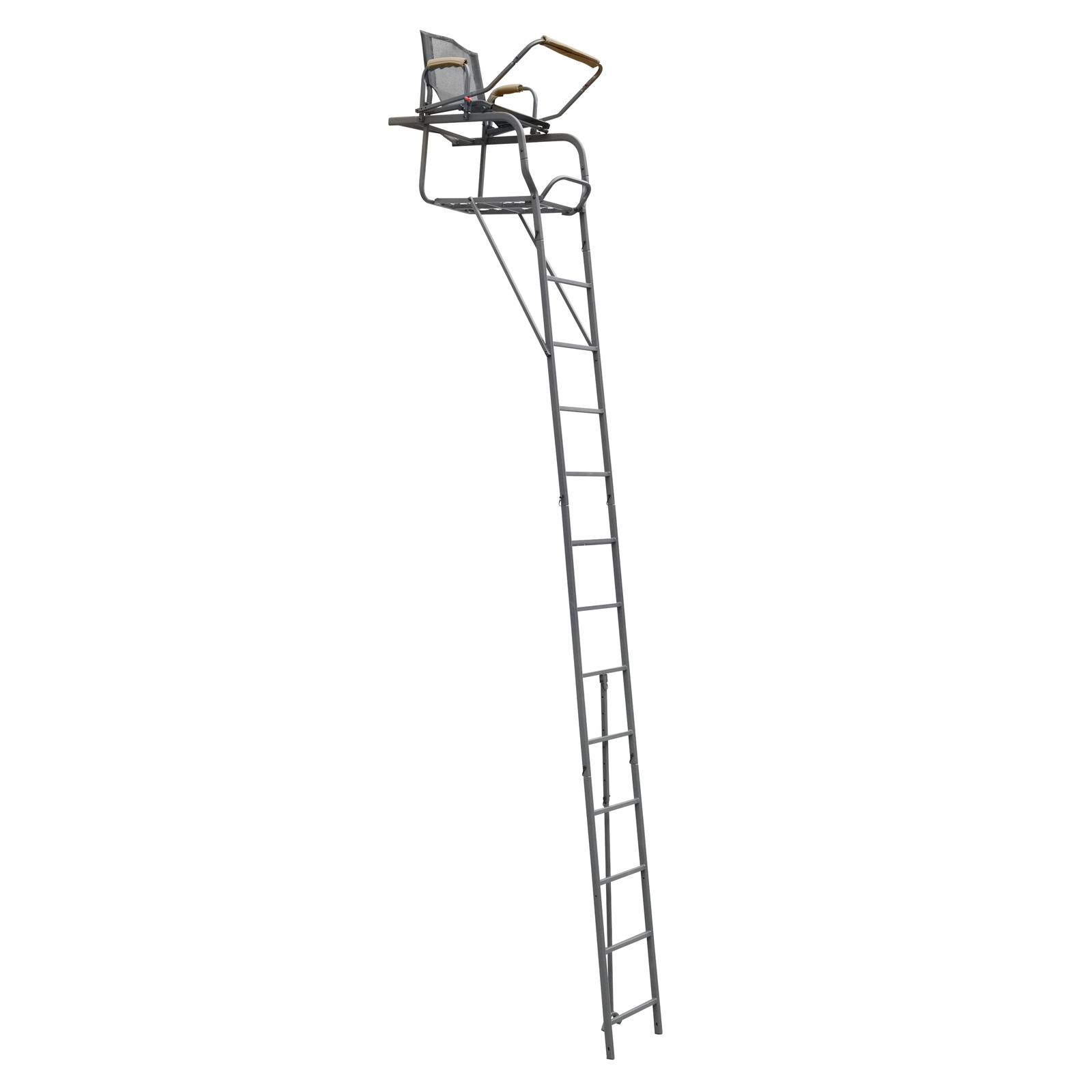 Lightweight Portable Hunting Tree Stand Ladder& Shooting Rail Climbing Mesh Seat