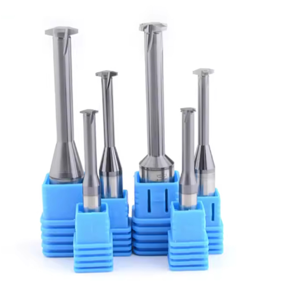 KLOT Coated ACME 29° Trapezoid Solid Carbide Single Teeth Inch Thread Mill CNC