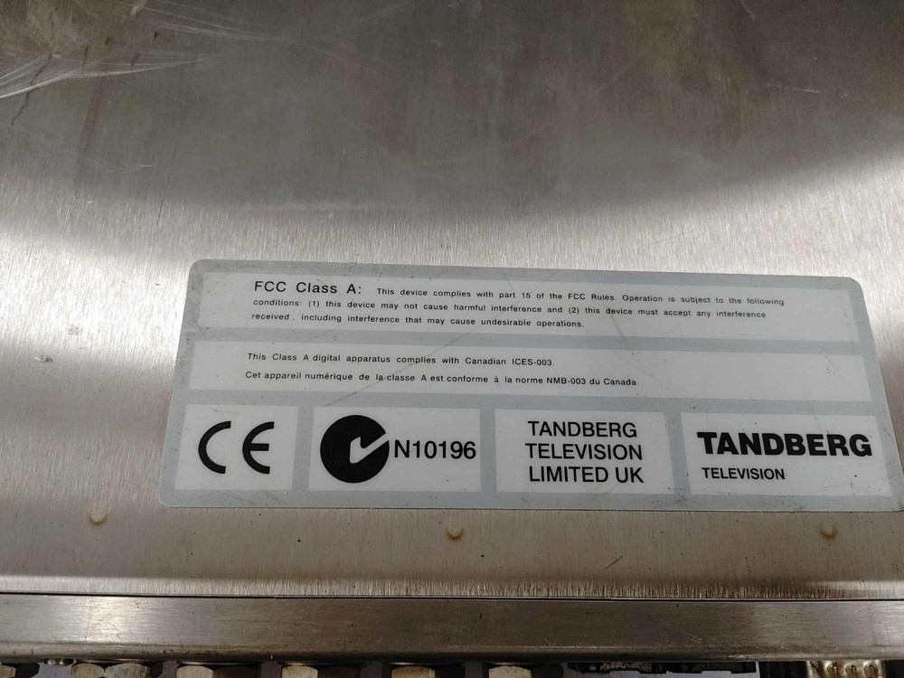 Tandberg Encoder E5710 Mpeg 2 SD Evolution 1RU Encoder