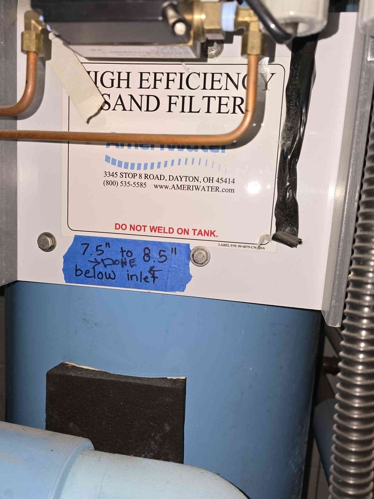 AmeriWater High Efficiency Sand Filter 460V Water Filtration Pump Controller &