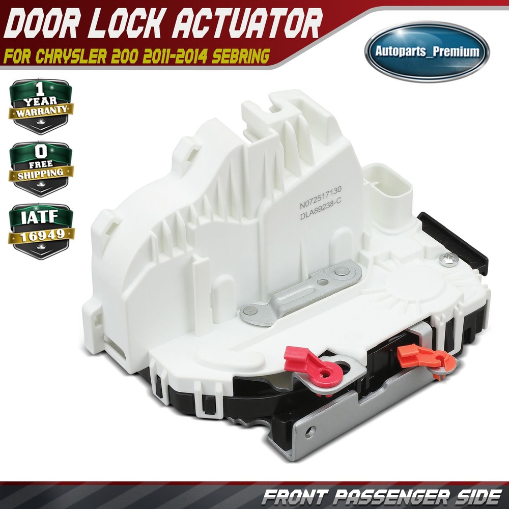 Front Driver Side Door Lock Actuator for Chrysler 200 2011-2014 Sebring 08-10