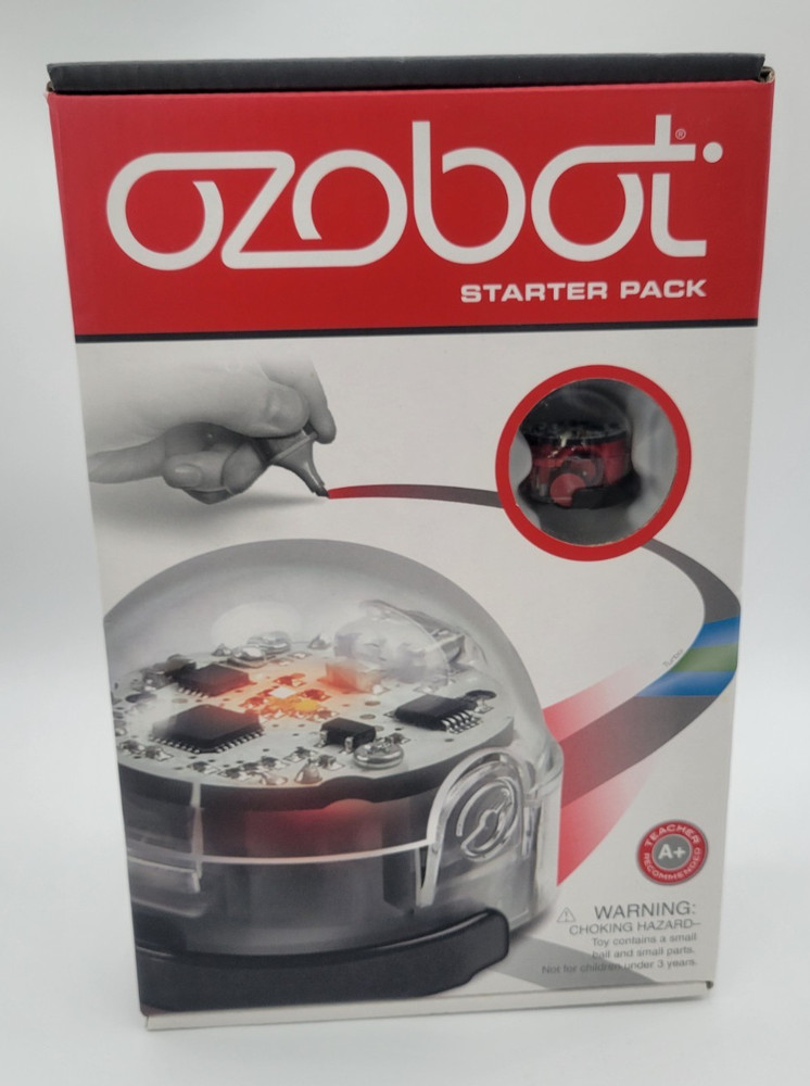 OZOBOT Starter Pack ~ Programmable Robot ~ Lava Red ~ NEW In Sealed Box!