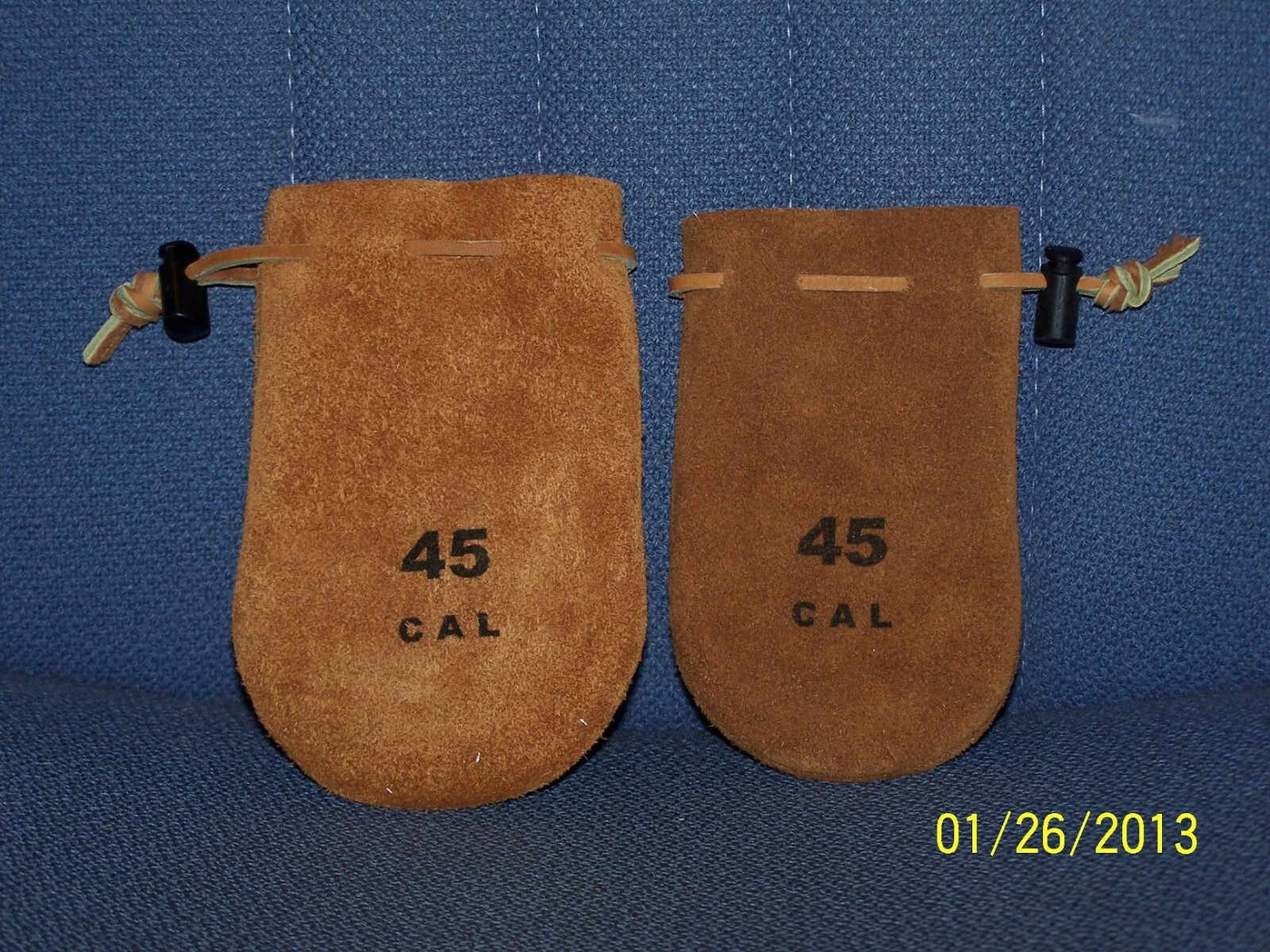 CUSTOM MADE LEATHER MUZZLELOADER AMMO BAG