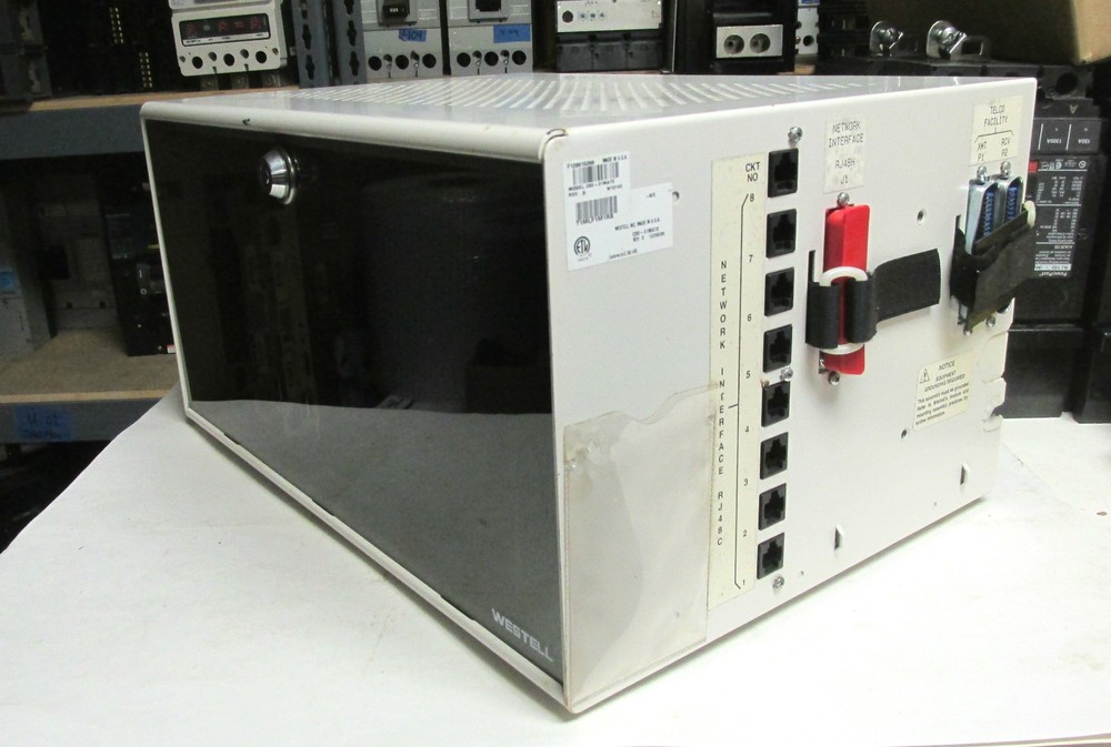 * WESTEL Network Interface Cabinet & Rack w/Transceiver Cards .C90-31MA70 VU-19