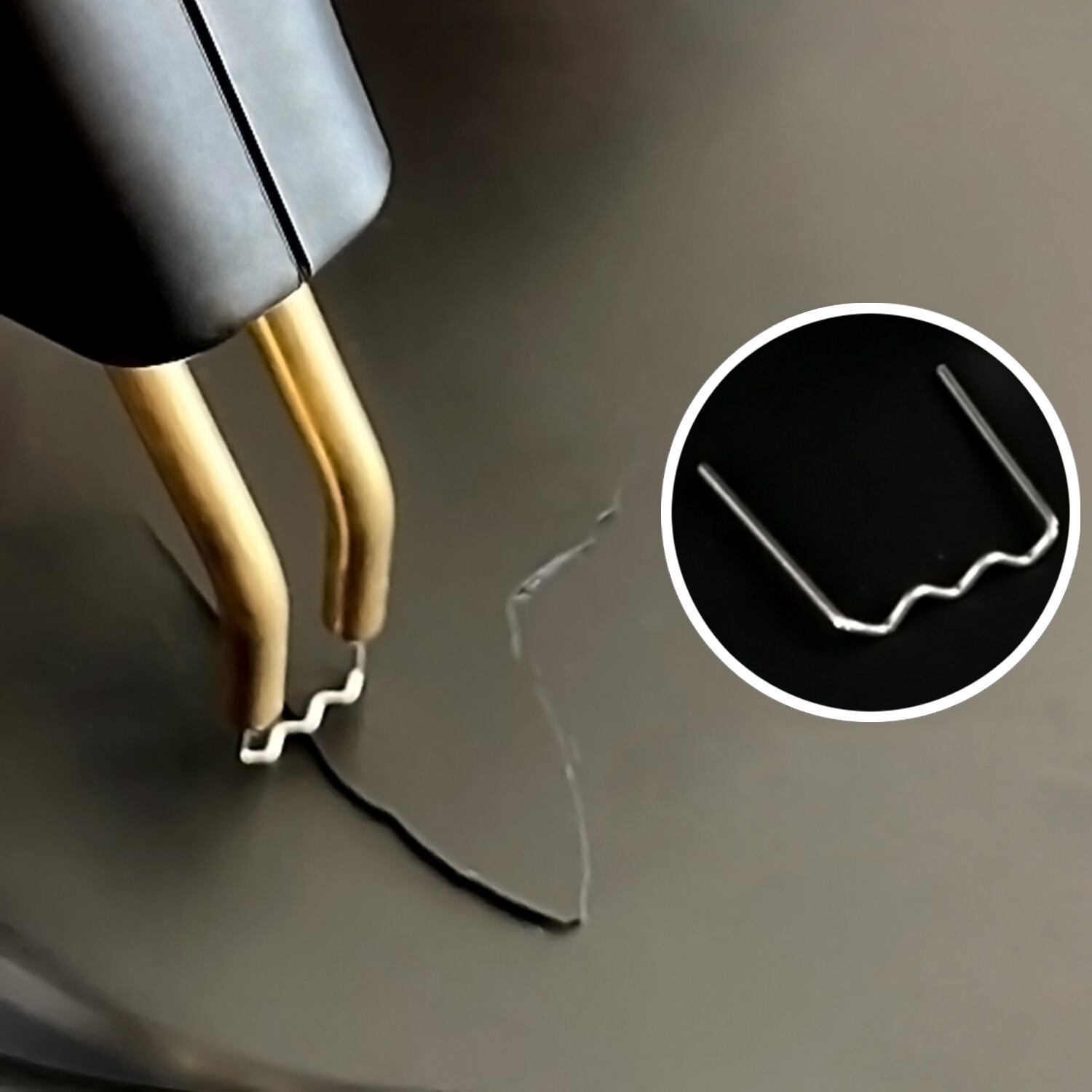 600X Hot Staples for Car Bumper Fender Welder Stapler Plastic Welding Repair Kit