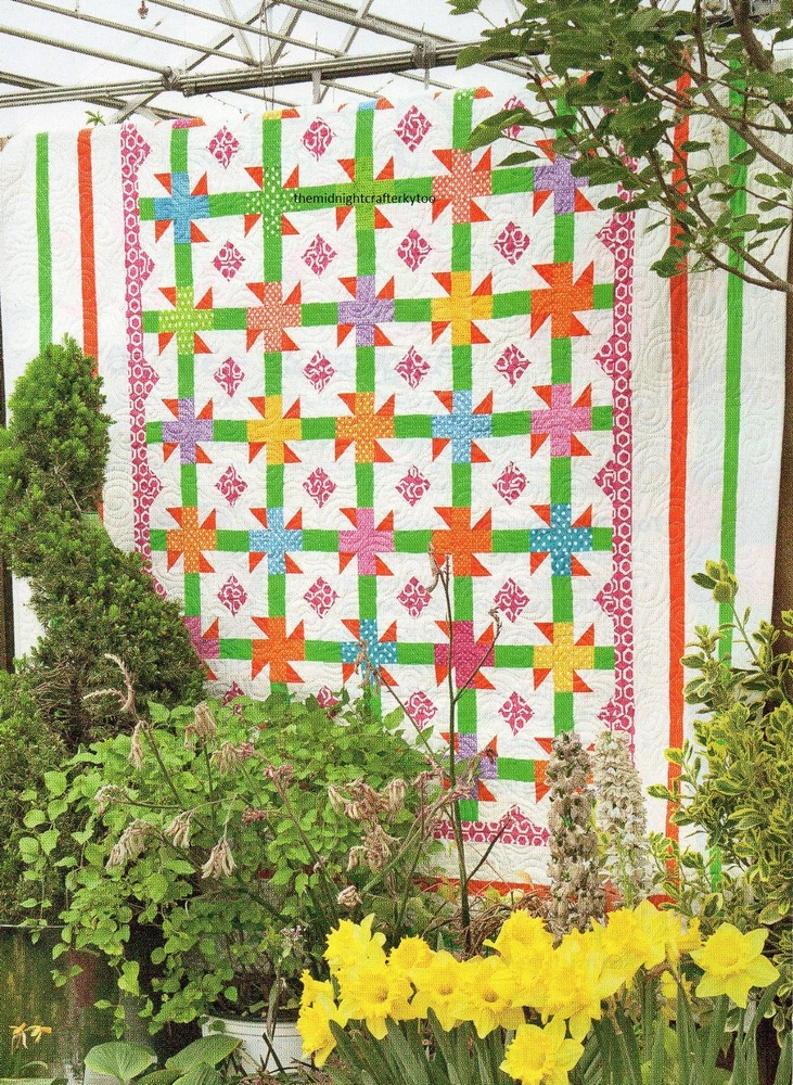 Pretty Posies Quilt Pattern Pieced KF