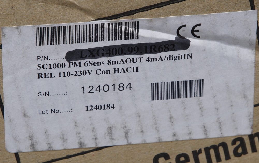 Hach LXG400.99.1R682 SC1000 Probe Module Controller Base (R9)