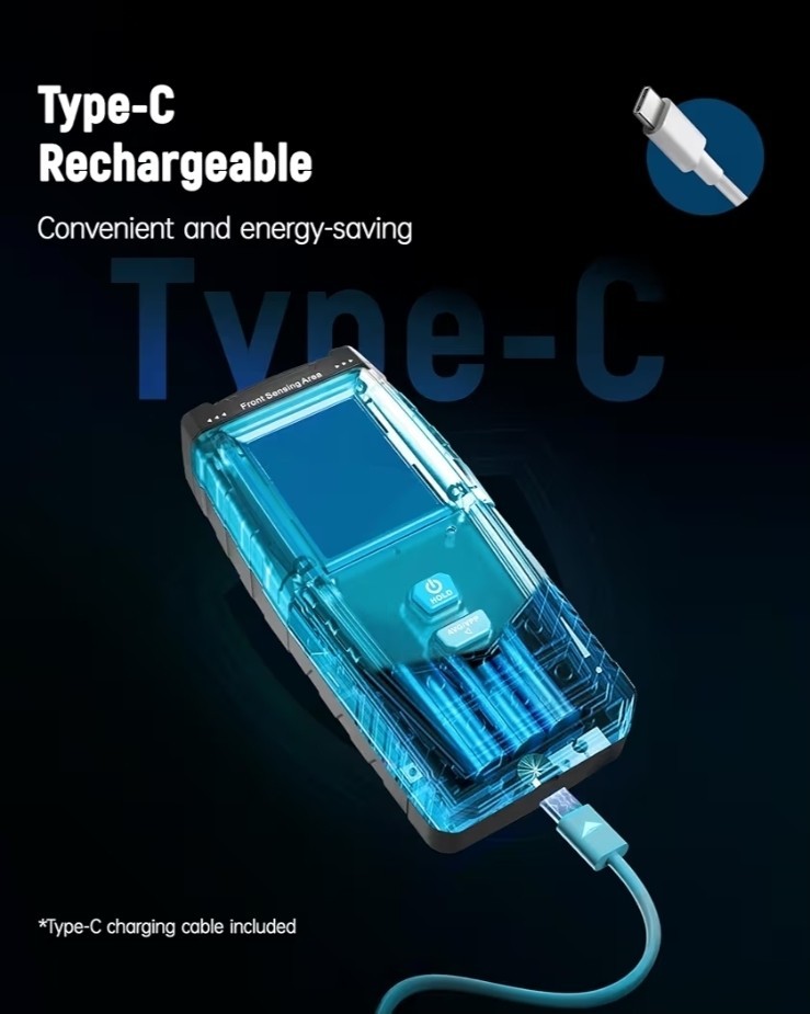 ERICKHILL EMF Meter, Rechargeable Digital Electromagnetic Field Radiation...