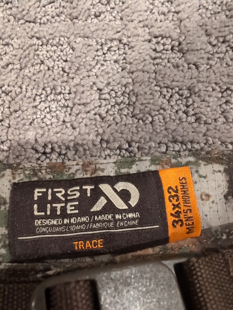 First Lite Trace Pants 34x32 Specter Excellent Condition