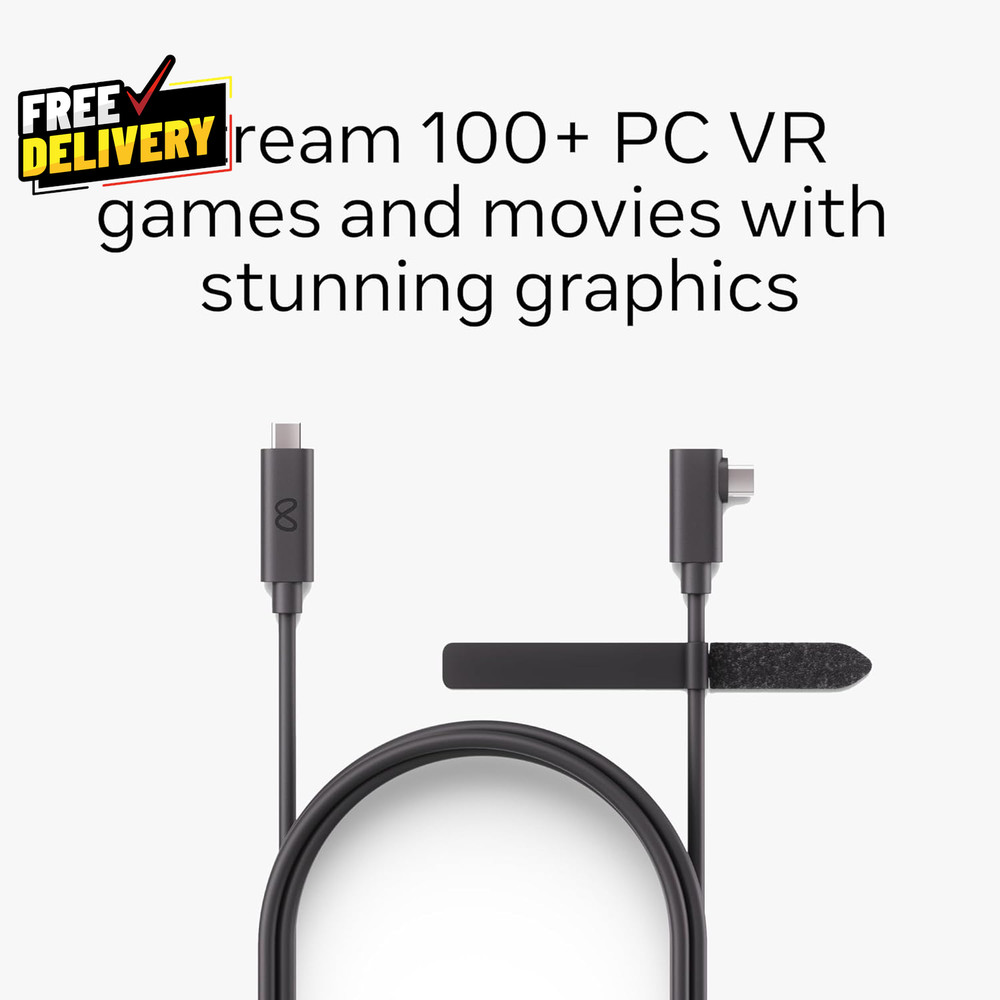 16FT VR Headset Link Cable for PC VR Compatible with Quest Systems…