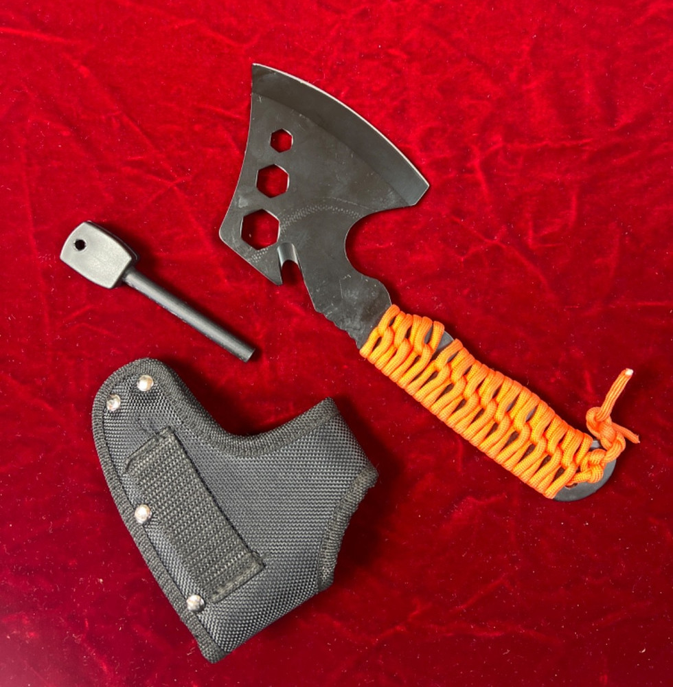 Stansport Para Multi-Tool Hatchet With Case and Fire Starter